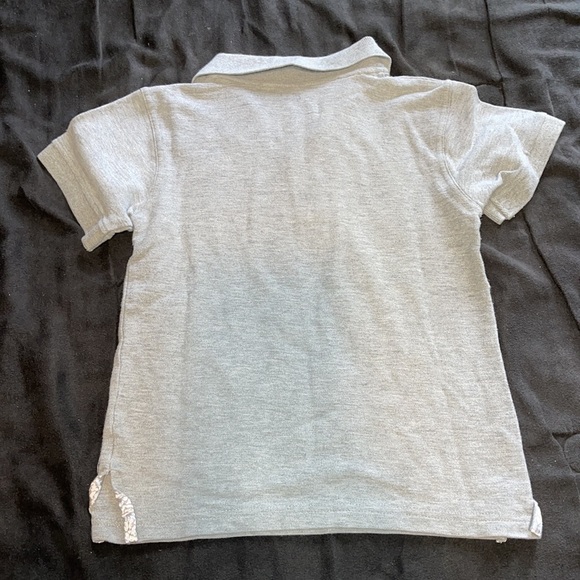 JORDAN YOUTH KID BOY LIGHT GRAY POLO SHIRT - Picture 2 of 4